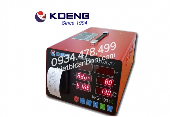 Thiết bị kiểm tra khí thải xe hơi KOENG KEG-500