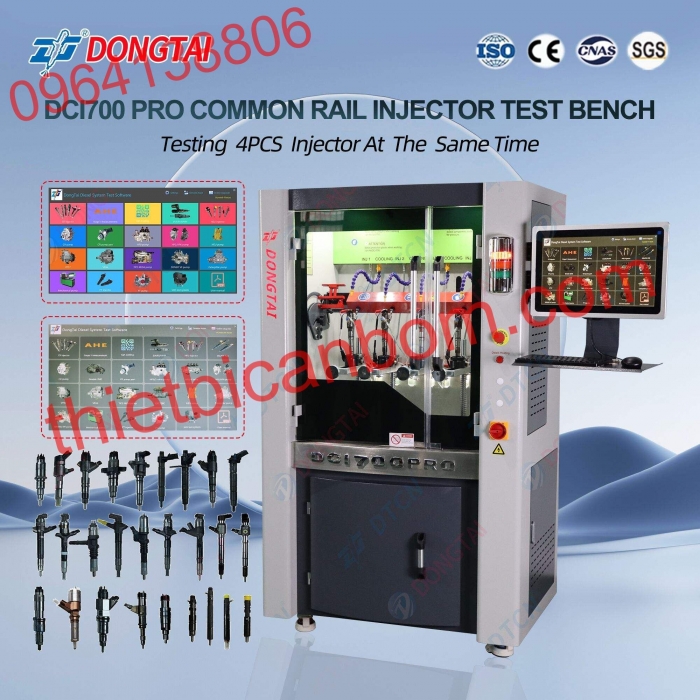 Máy kiểm tra 4 kim phun cùng lúc DCI700 PRO Dongtai